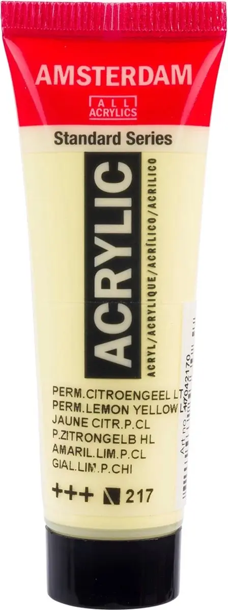 Amsterdam Acrylverf 217 Permanent Citroengeel Licht 20ml