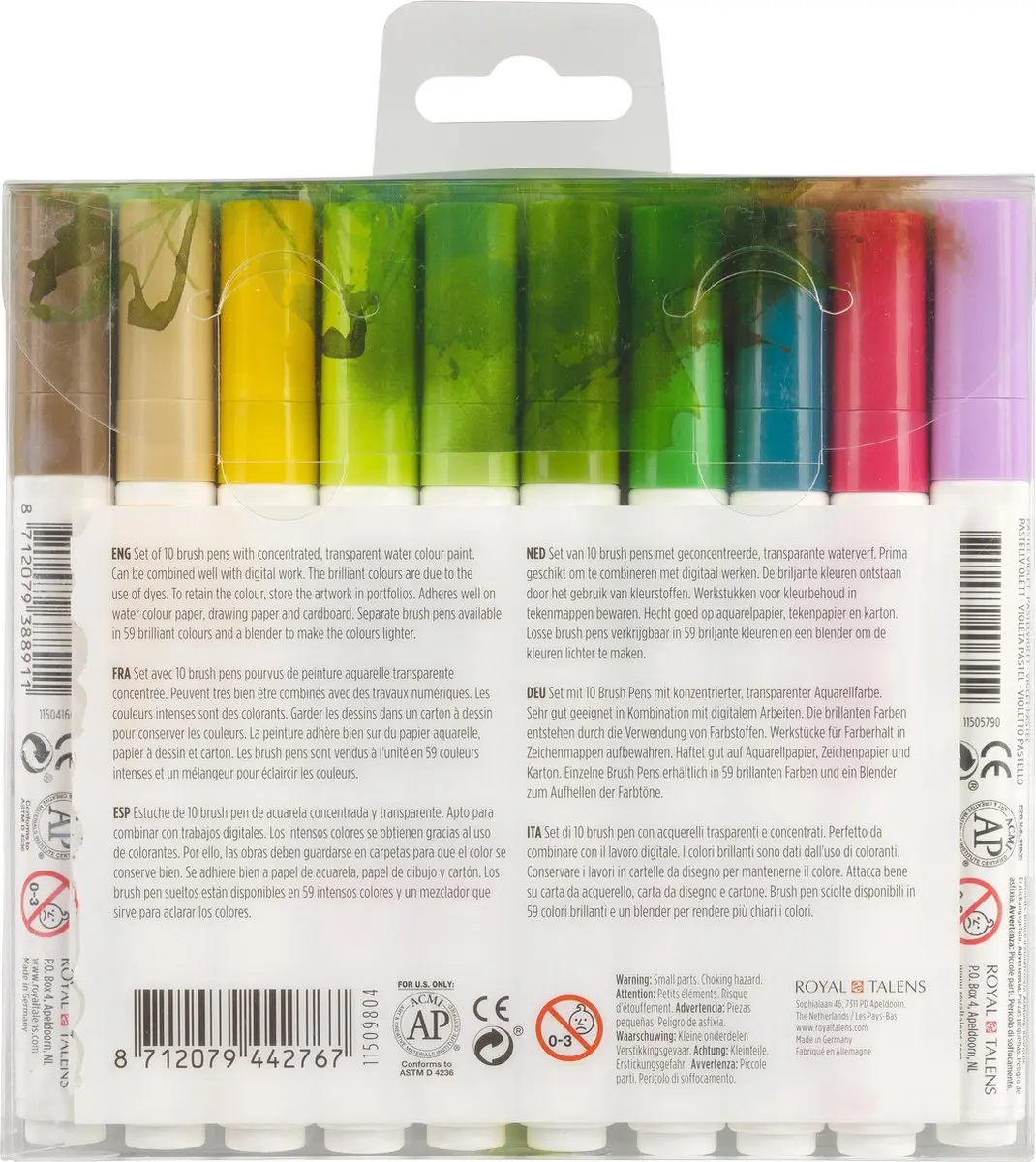 Ecoline Brush Pen Botanisch - 10 Stuks