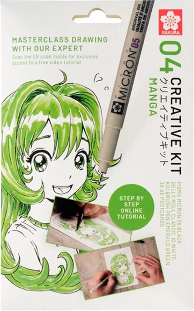 Sakura Creative Kit Manga - Pigma Micron 05 & Gelly Roll