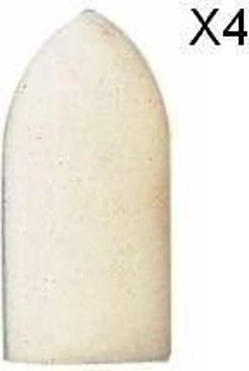 Dremel 422 Polijstkoppen - 10mm - 4 Stuks