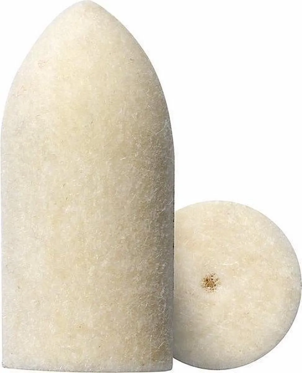 Dremel 422 Polijstkoppen - 10mm - 4 Stuks