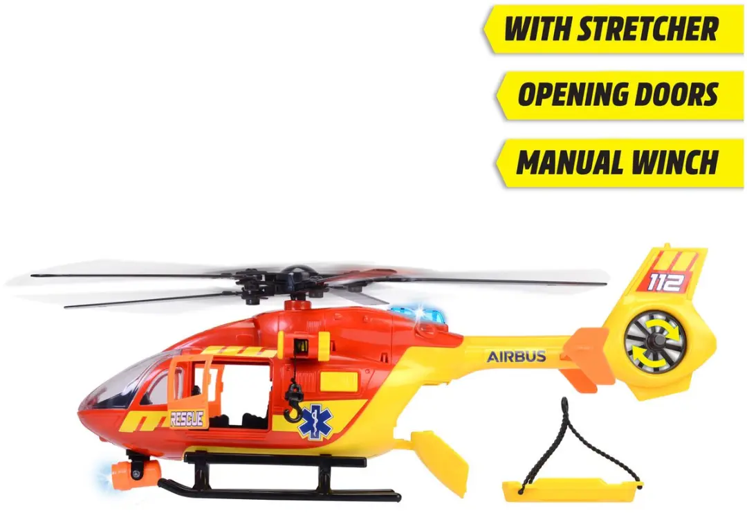 Dickie Toys Ambulance Helicopter 203716024 - Licht & Geluid - 2x AA