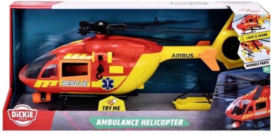 Dickie Toys Ambulance Helicopter 203716024 - Licht & Geluid - 2x AA - afbeelding 6 van 6