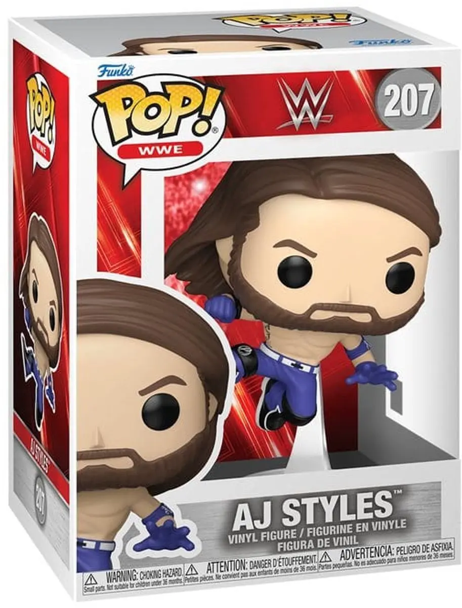 Funko WWE POP! Vinyl Figure FK90539 - AJ Styles - 9cm - Multicolor