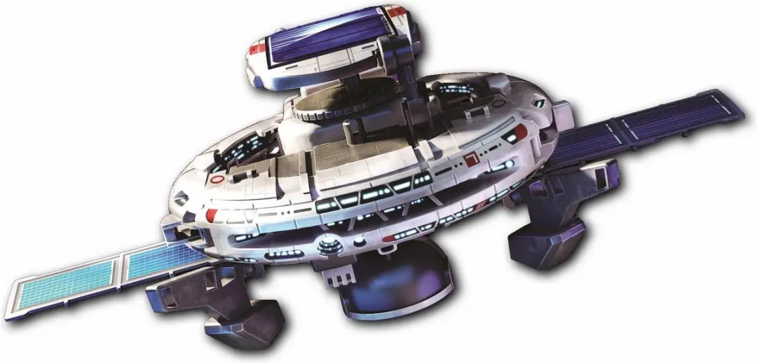 Powerplus Space Explorer Bouwpakket STEM Speelgoed - Blauw/Wit