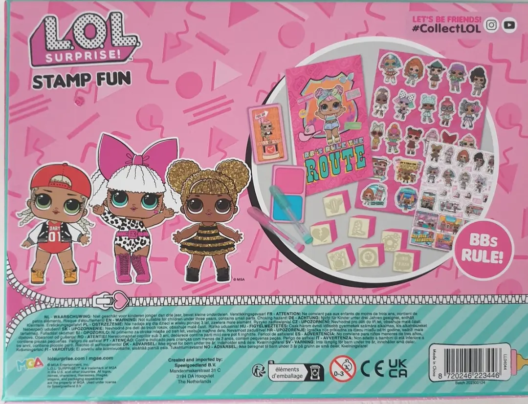 LOL Surprise! Stempelset - 13-delig - Multicolor