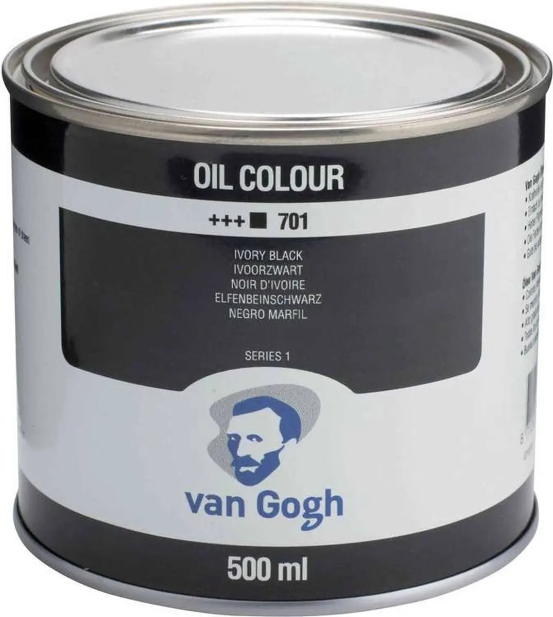 Van Gogh Olieverf Ivoorzwart 500ml