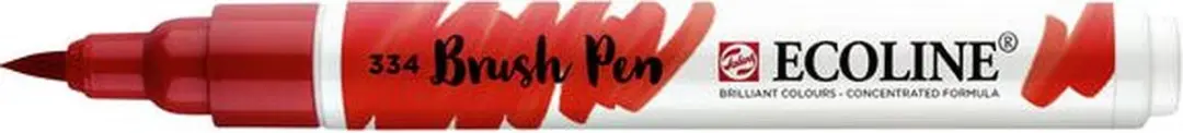 Ecoline Brushpen Scharlaken 334Talens - afbeelding 6 van 6