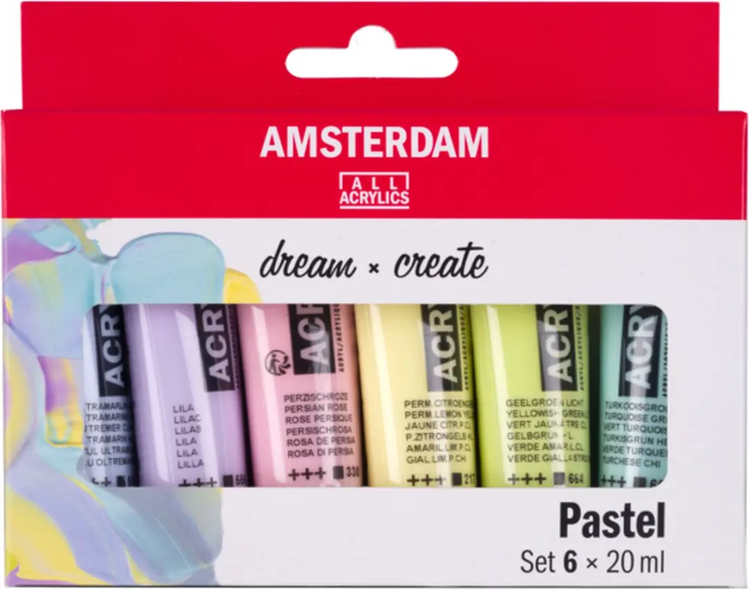 Amsterdam Standard Series Acrylverf Pastel Set 6x20ml
