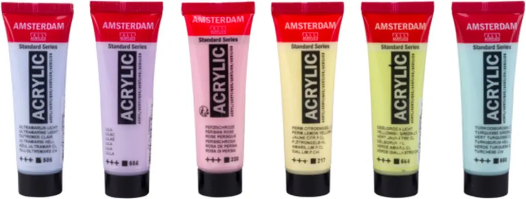 Amsterdam Standard Series Acrylverf Pastel Set 6x20ml