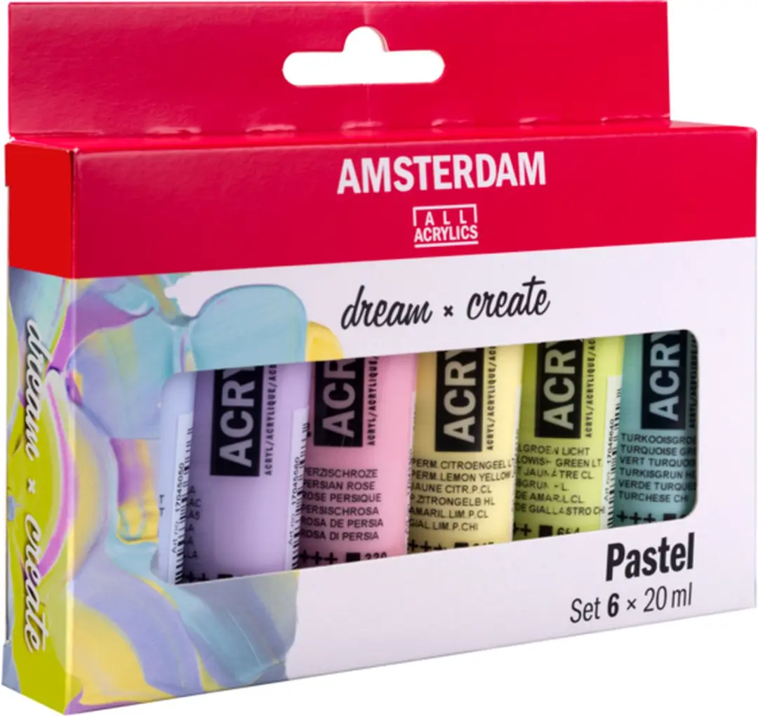 Amsterdam Standard Series Acrylverf Pastel Set 6x20ml