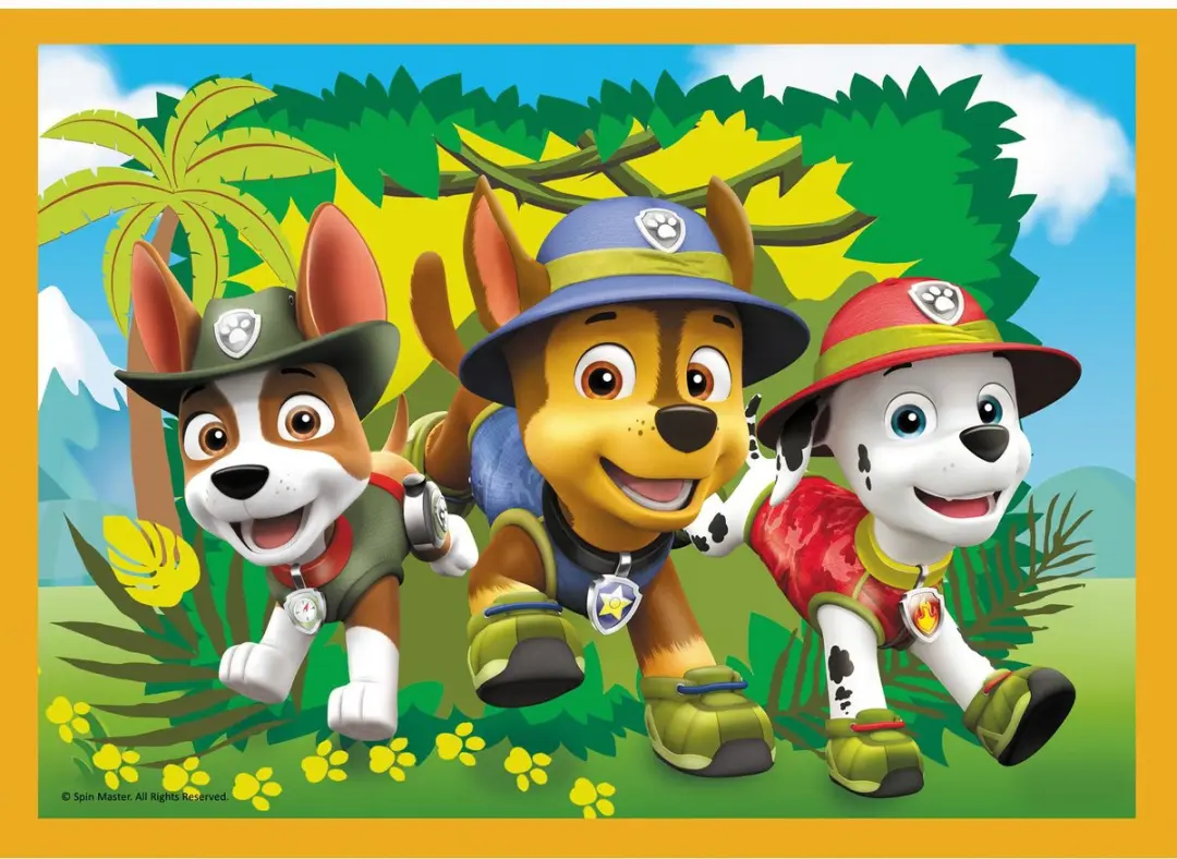 PAW Patrol Puzzel 4-in-1 34395 - 207 Stuks - Meerkleurig