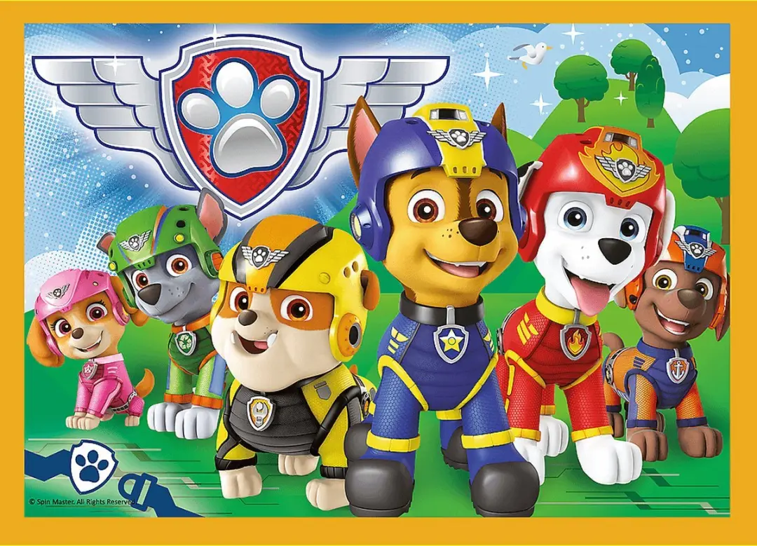 PAW Patrol Puzzel 4-in-1 34395 - 207 Stuks - Meerkleurig