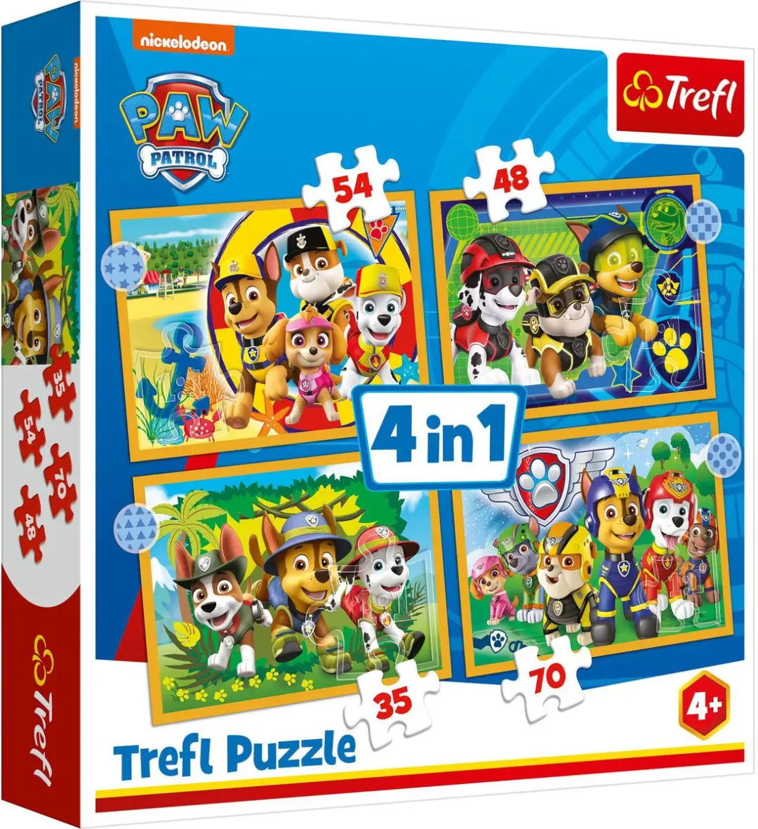 PAW Patrol Puzzel 4-in-1 34395