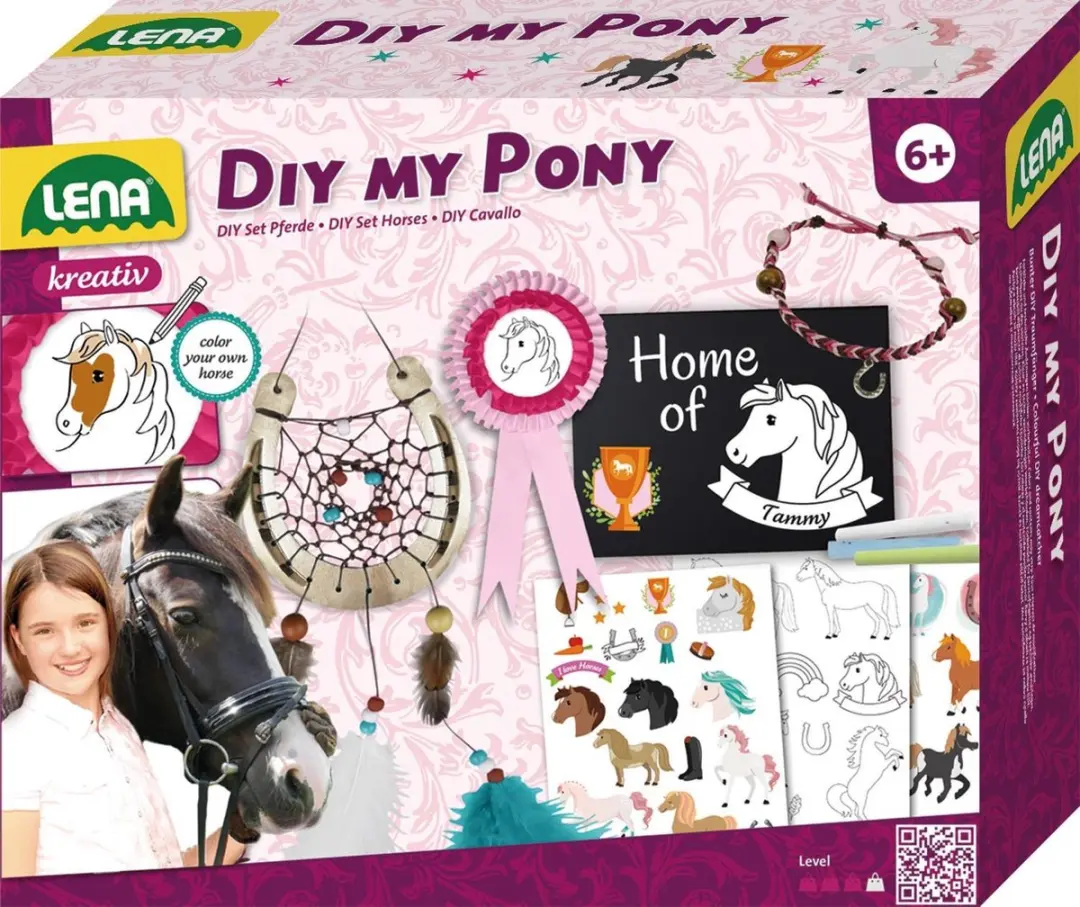 Lena Creative Set Paarden Bont