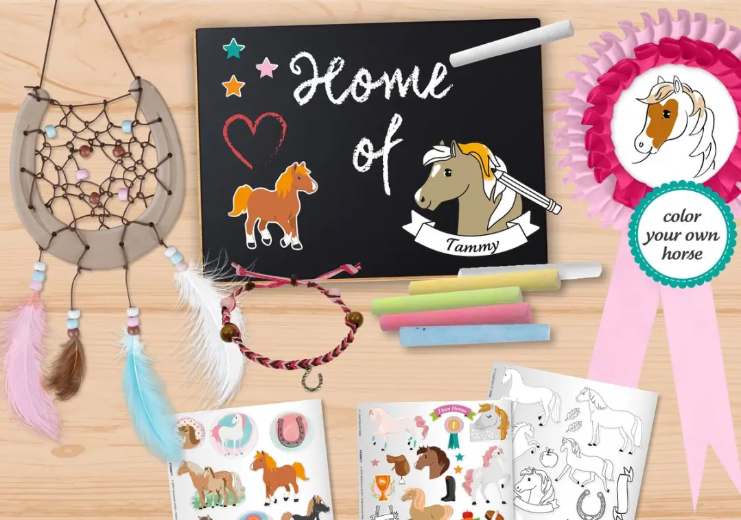 Lena Creative Set Paarden Bont