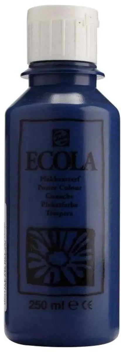 Talens Ecola Plakkaatverf Pruisischblauw 250ml