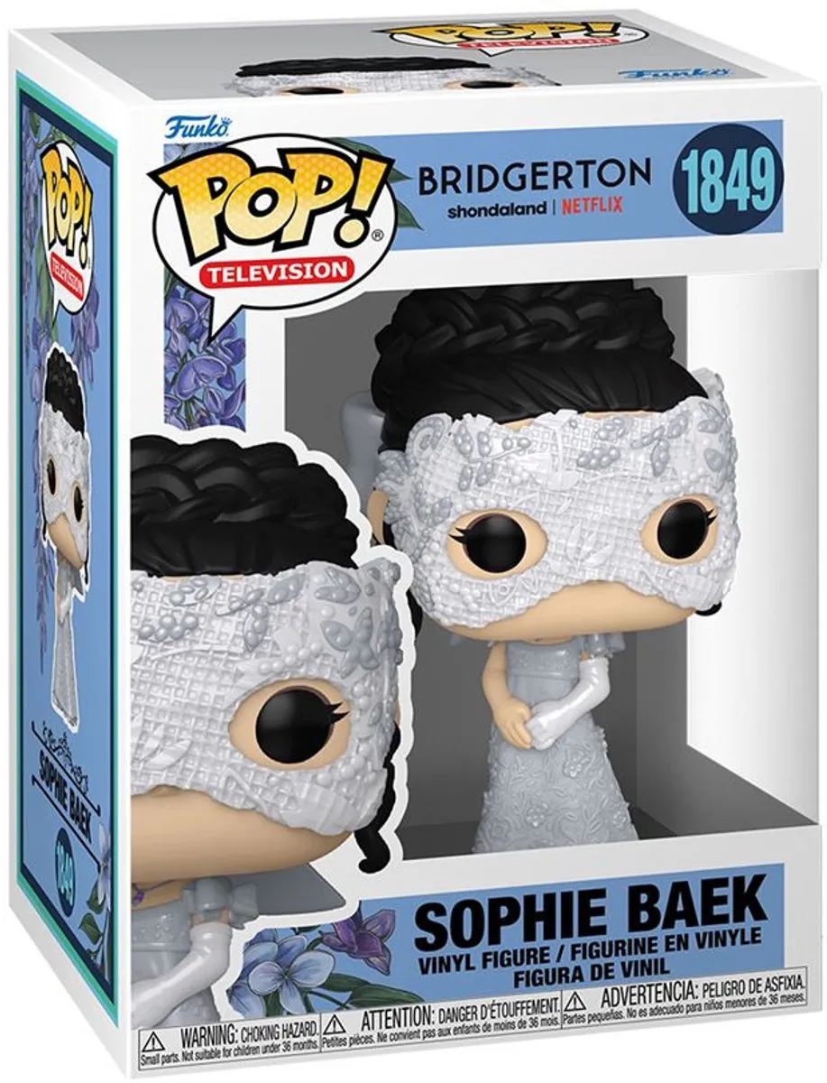 Funko POP! TV Sophie Baek Bridgerton - 9cm - Lichtgrijs/Zilver/Wit/Zwart