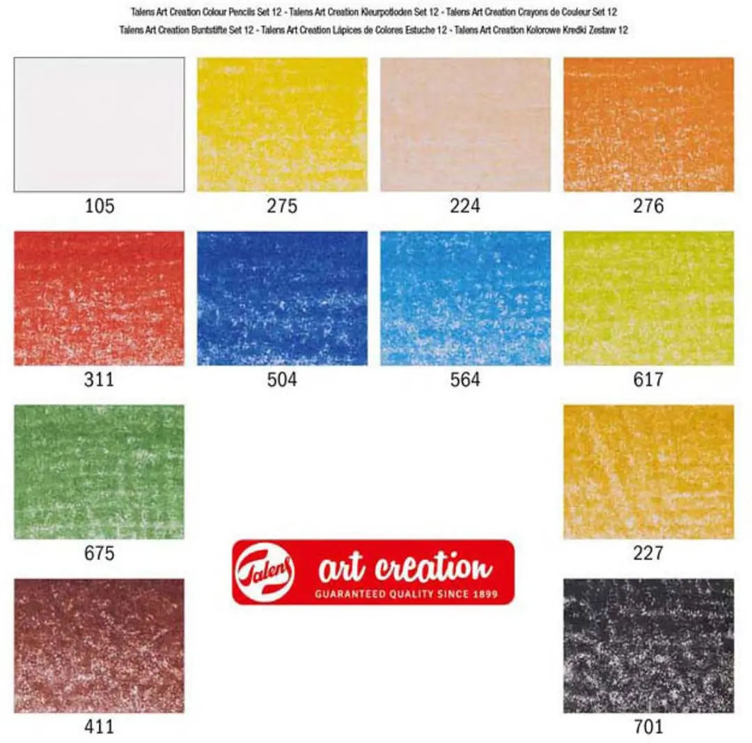 Royal Talens TAC Kleurpotloden Set - 12 Stuks