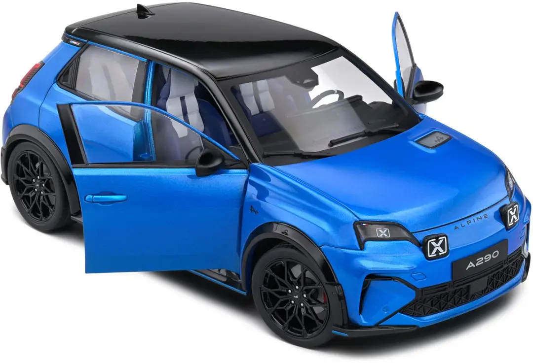 Alpine A290 GTS 2024 Modelauto 1:18 Solido - Blauw