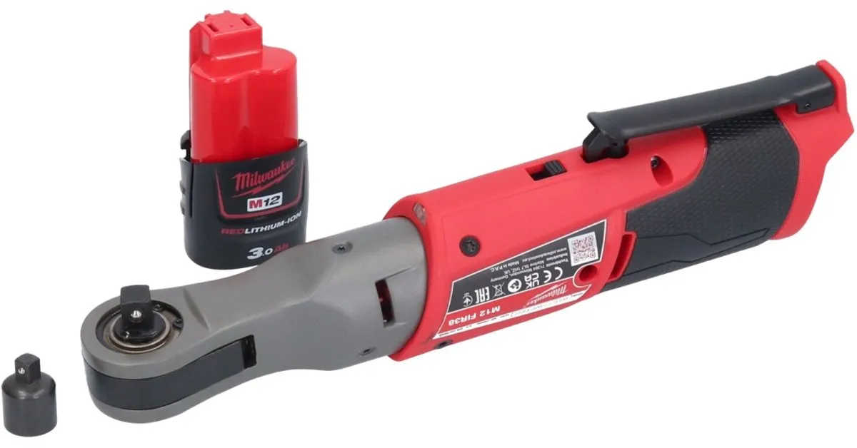 Milwaukee M12 FIR38-301 Accu-ratel 75Nm - 1/4" 3/8" - 3,0Ah - afbeelding 2 van 5