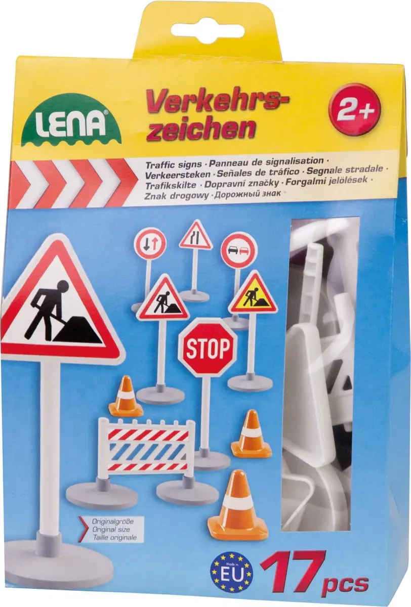 Lena Verkeerstekens 17 Stuks - 04440 - afbeelding 6 van 6