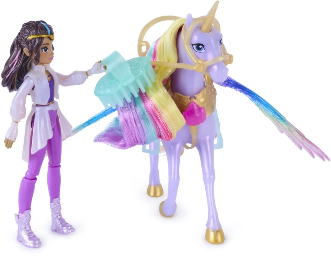 Unicorn Academy Sophia & Wildstar Beweegbare Poppen - 11,4 cm & 12,7 cm - Meerkleurig - afbeelding 6 van 6