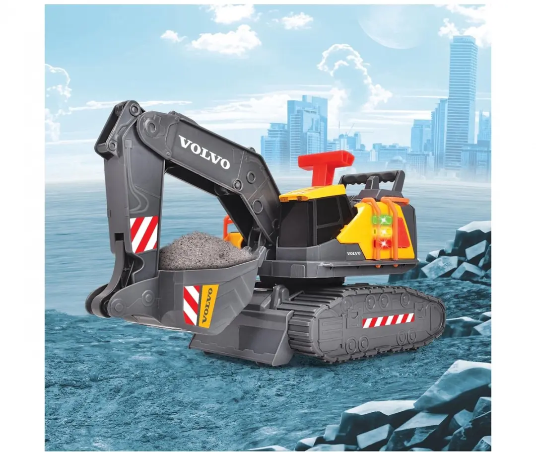 Dickie Graafmachine Volvo - Grijs - afbeelding 6 van 6