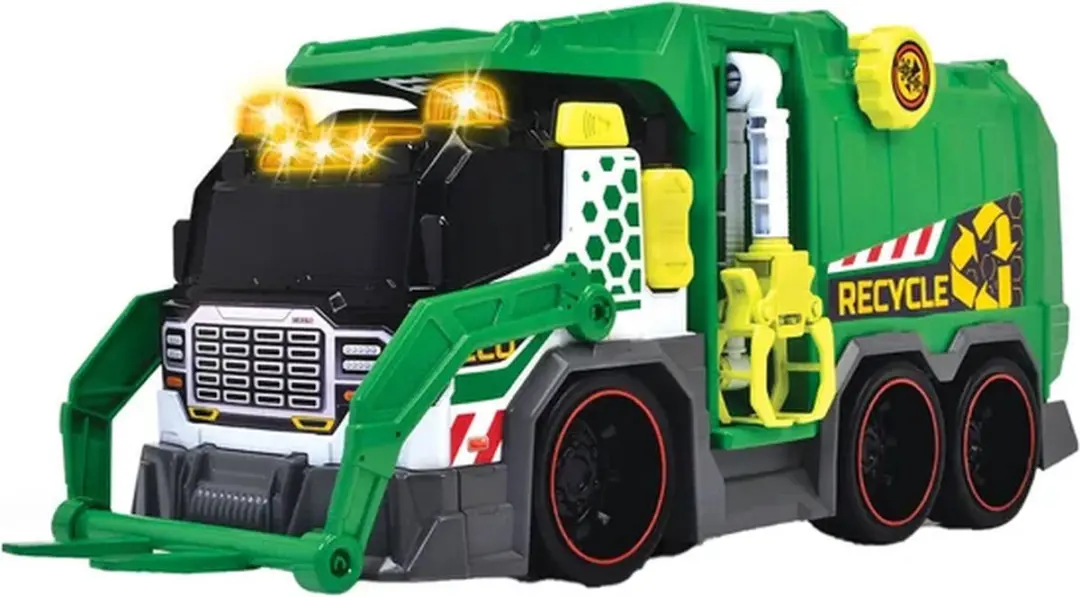 Dickie Recycle Vrachtwagen 203307001 - Groen - afbeelding 6 van 6