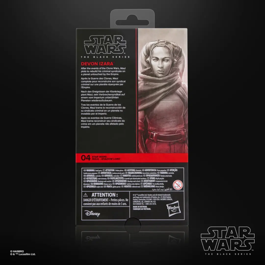 Star Wars The Black Series Devon Izara Maul - Shadow Lord - 15cm