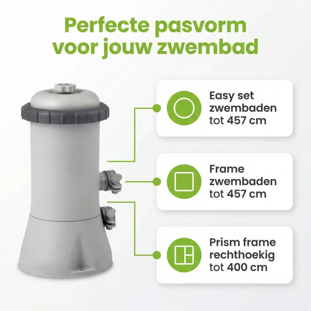 Intex Easy Set Zwembad 396x84cm - Blauw - 7290L - 4-delig