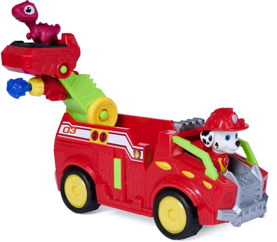PAW Patrol Marshall Dino Rescue Firetruck 6075757 - Meerkleurig