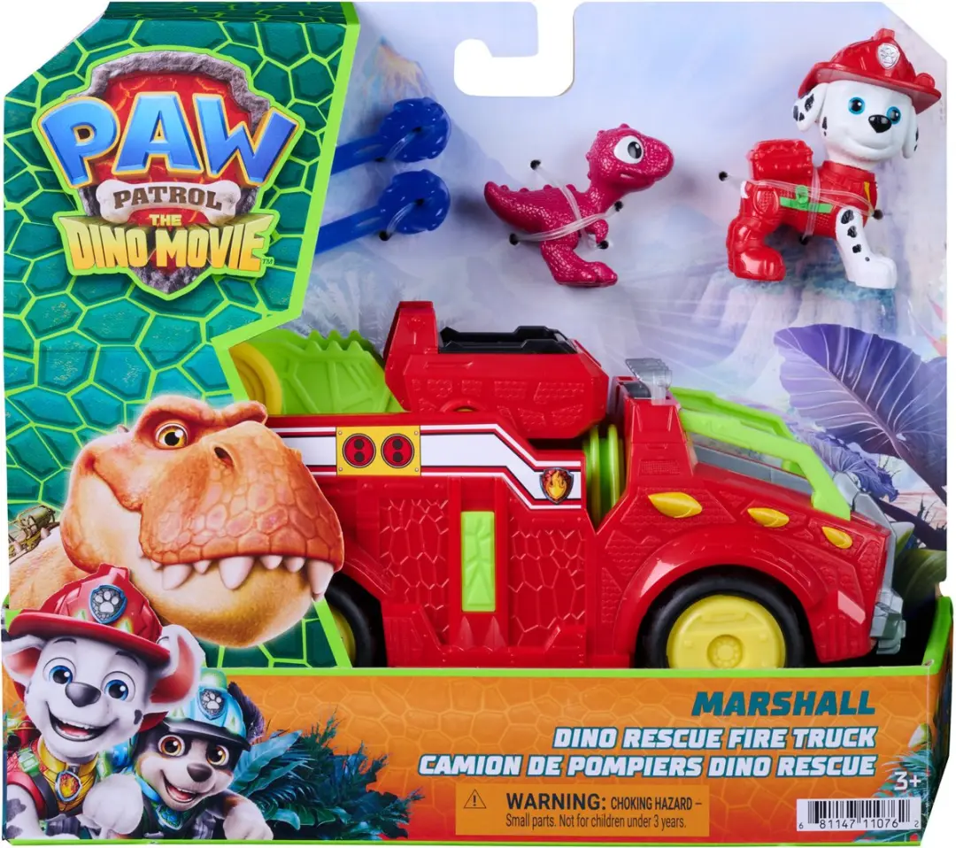 PAW Patrol Marshall Dino Rescue Firetruck 6075757 - Meerkleurig