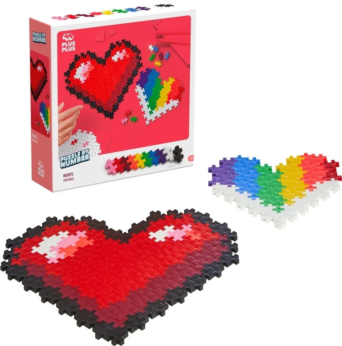 Plus-Plus Hart 250 Stuks Bouwpuzzel - 3911