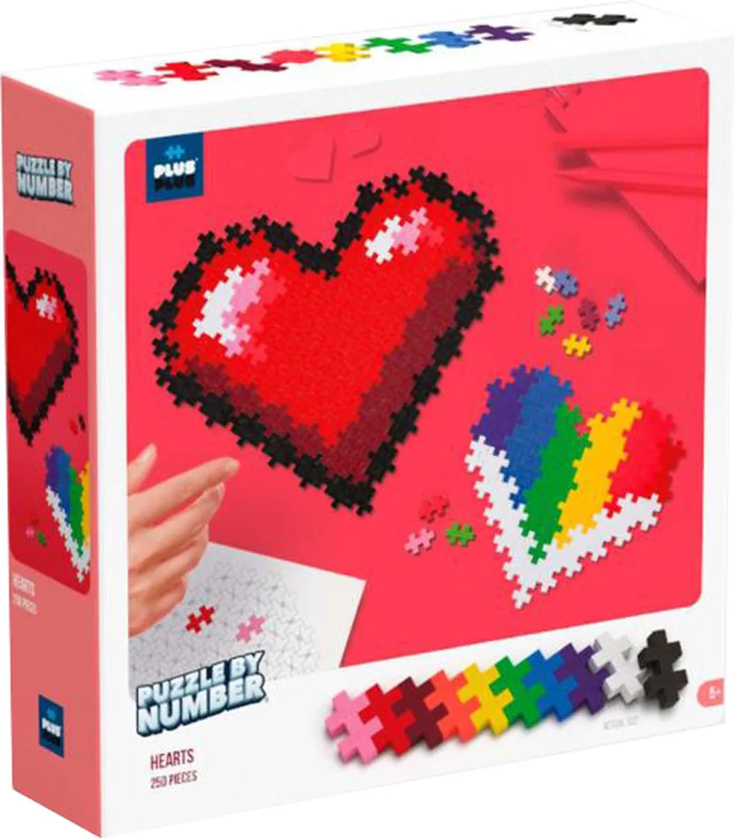 Plus-Plus Hart 250 Stuks Bouwpuzzel - 3911