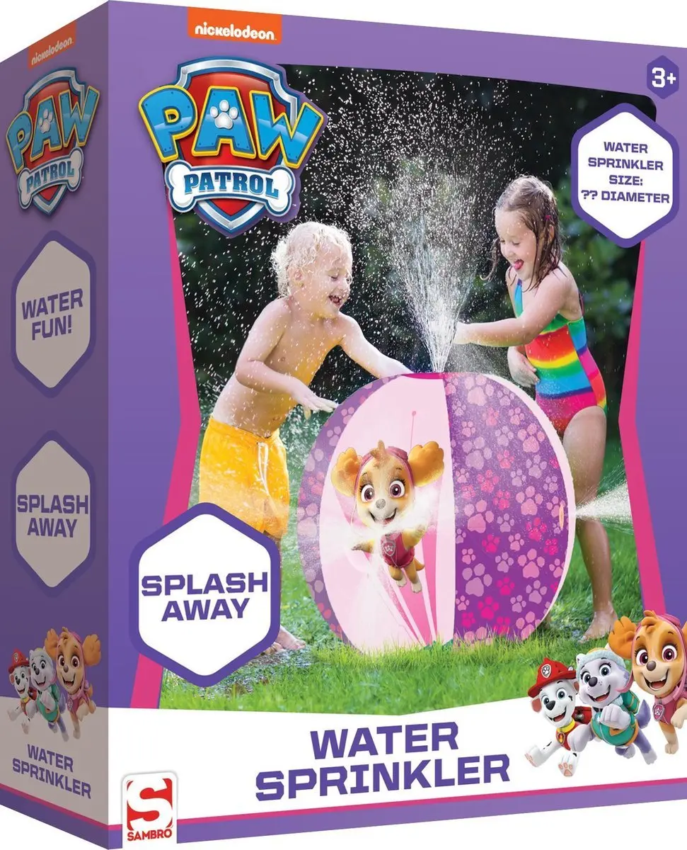 PAW Patrol Water Sprinkler 50cm - Roze/Paars