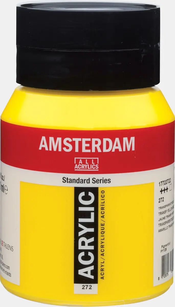 Amsterdam Standard Acrylverf 500ml - Transparantgeel Middel