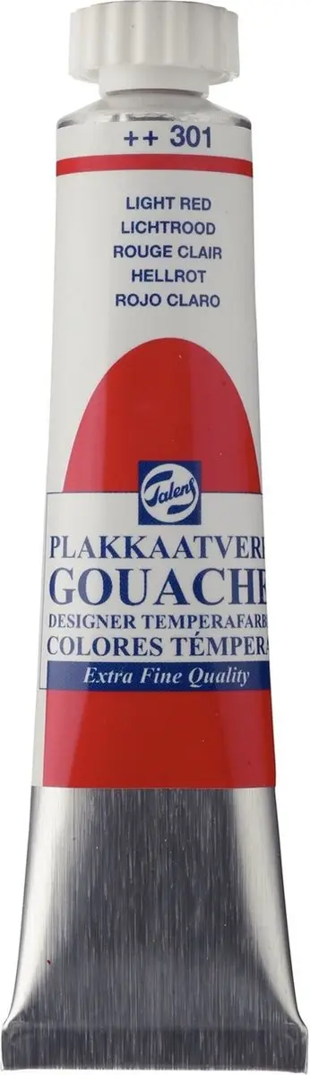 Talens Plakkaatverf Lichtrood Gouache 20ml