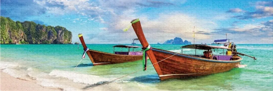 Geronimo Games Around the World Panorama Puzzel 1000 Stuks