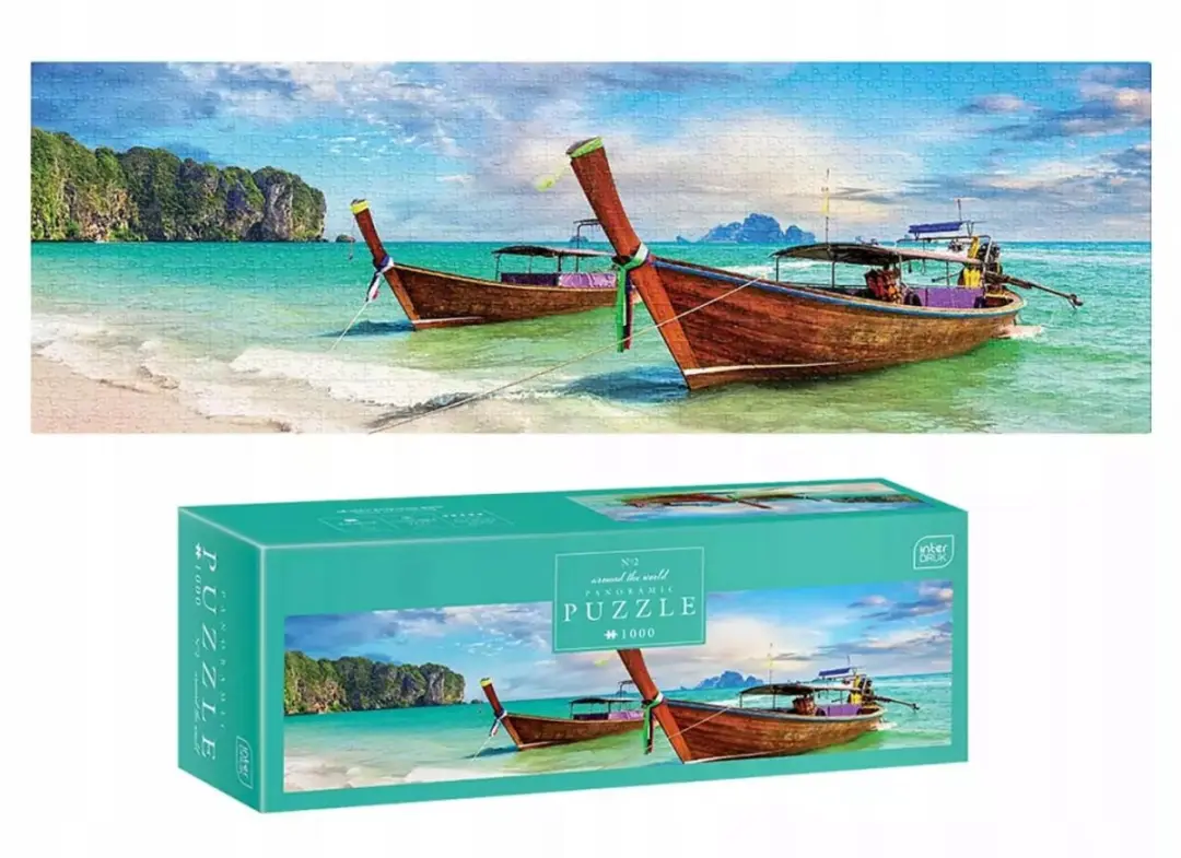 Geronimo Games Around the World Panorama Puzzel 1000 Stuks
