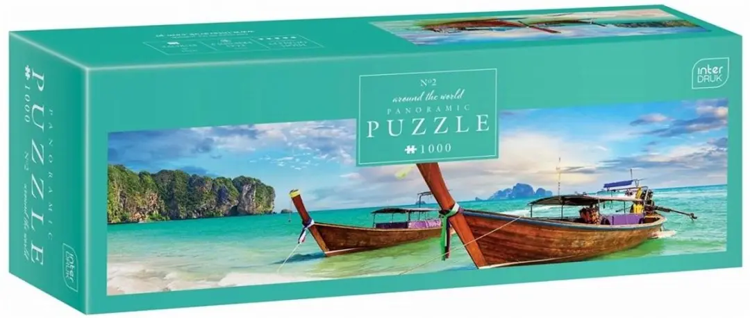 Geronimo Games Around the World Panorama Puzzel 1000 Stuks