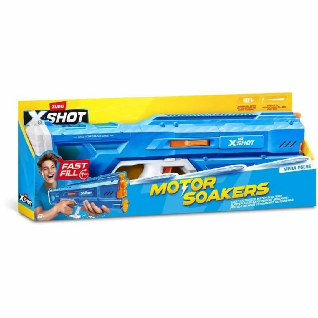 Zuru X-Shot Gemotoriseerde Waterblaster Mega Pulse - Blauw