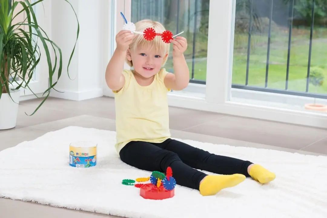 Lena Rondi 45 Building Box - 6 Stuks - 55 Onderdelen - Meerkleurig
