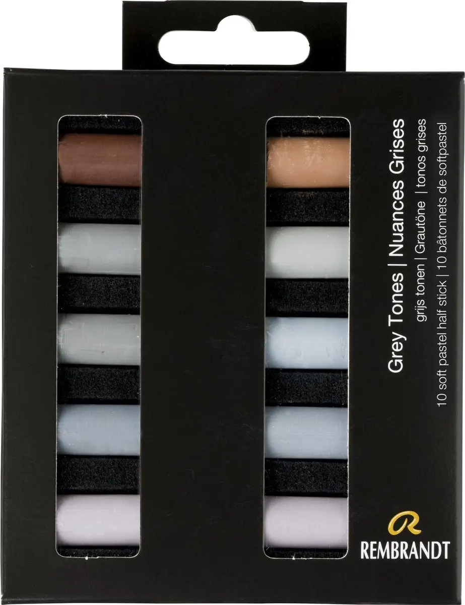 Rembrandt Softpastel Half 10 Grijstinten