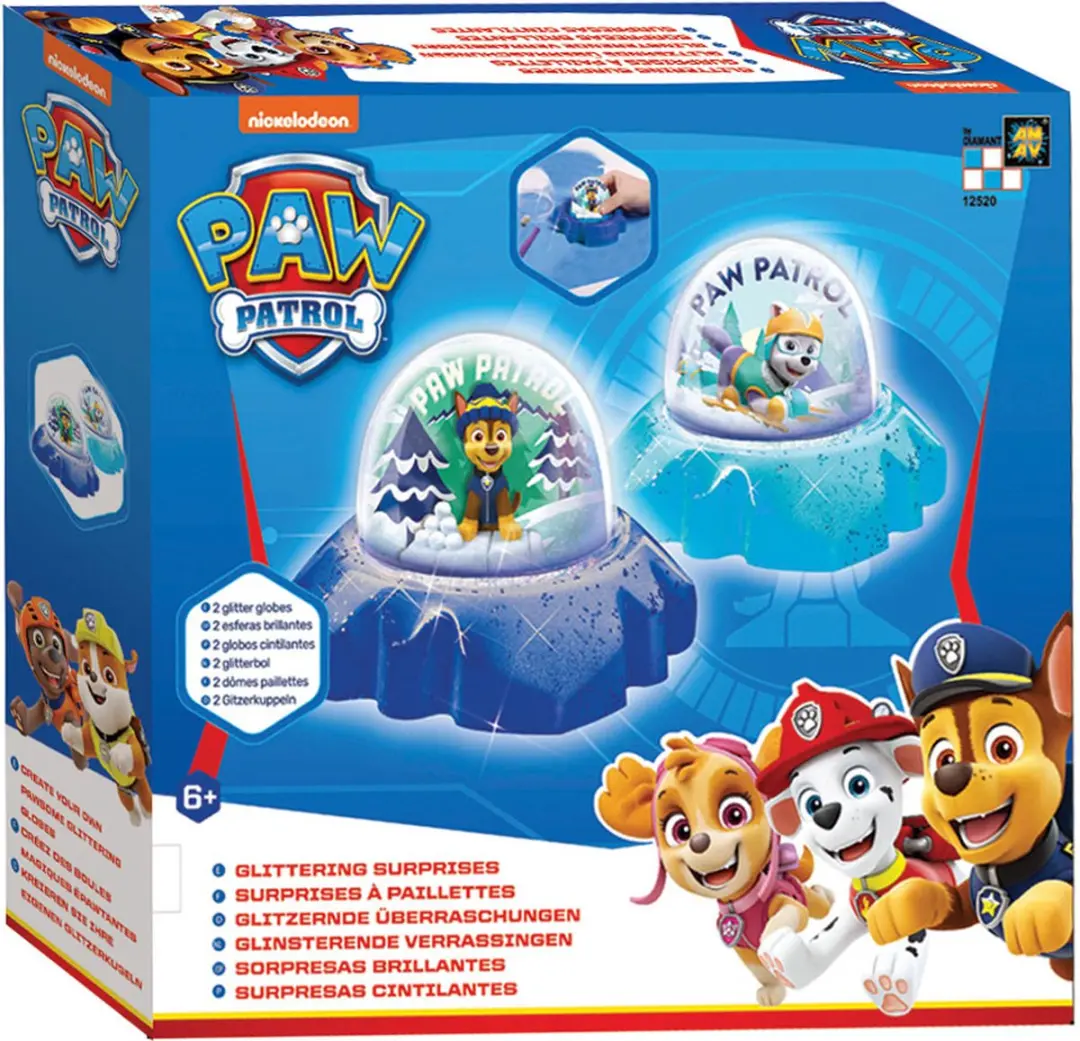 PAW Patrol Glinsterende Verassingen Bouwpakket - 2 Stuks - Multikleur