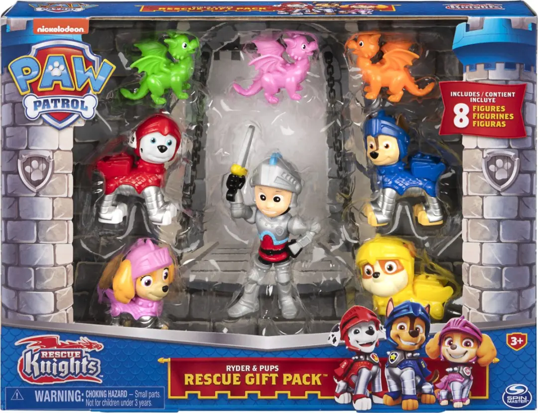 PAW Patrol Rescue Knights Ryder & Pups Cadeauset