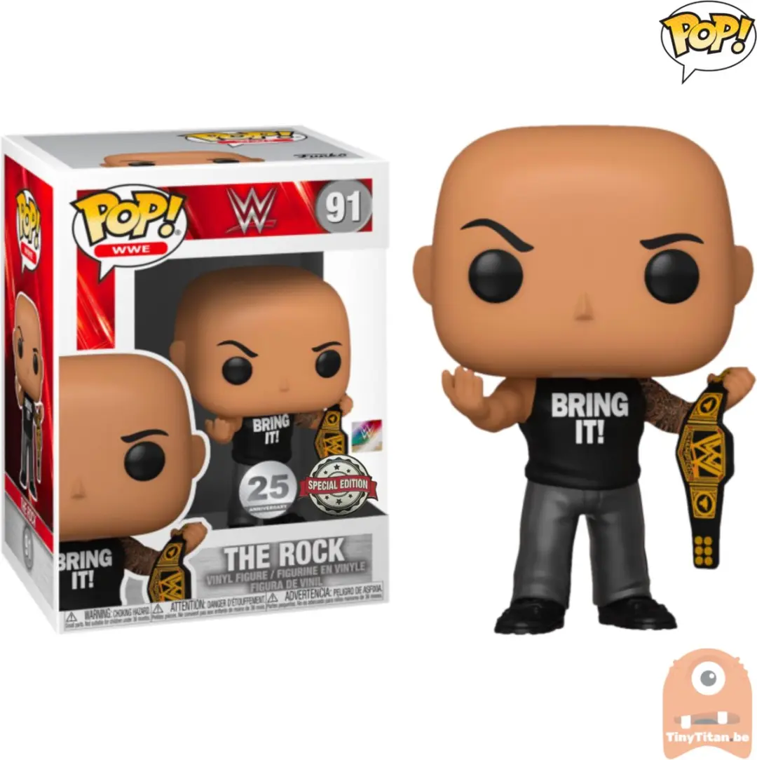 Funko POP! Sports The Rock WWE Exclusief