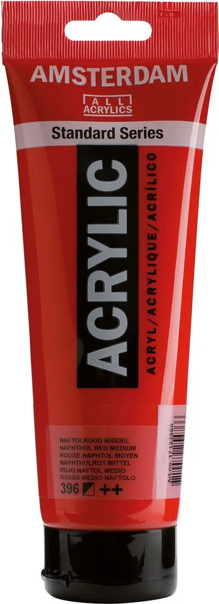 Amsterdam Acrylverf #396 Naftolrood Middel 250ml