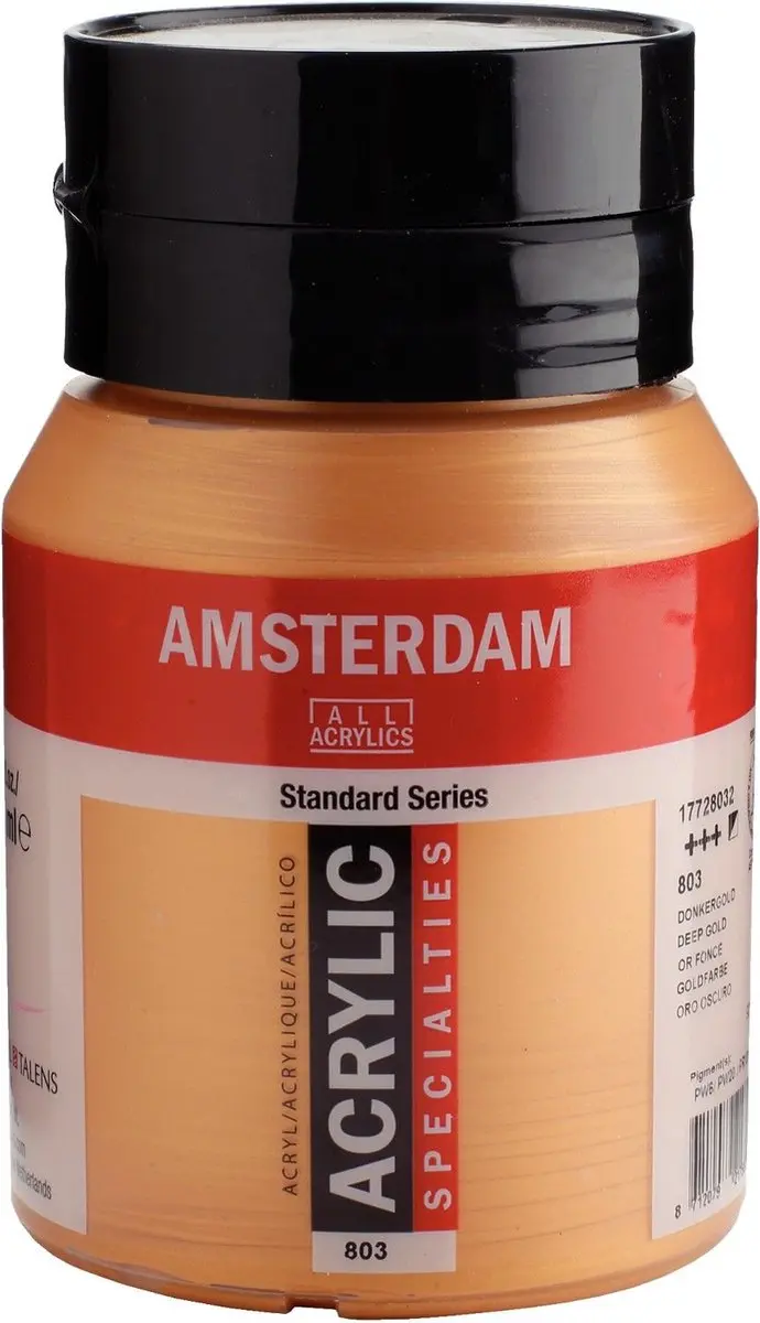 Amsterdam Standard Acrylverf 500ml - Donkergoud