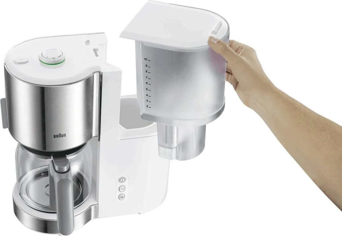Braun ID Collection KF 5120 Filterkoffiezetapparaat - 10 Kopjes - 1,4L - Wit